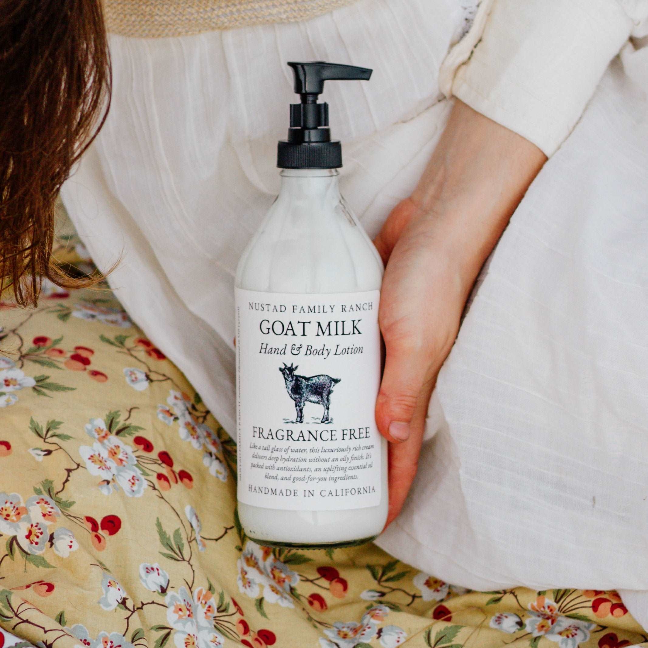 Unscented Goat Milk Lotion | Natural Hand & Body Moisturizer