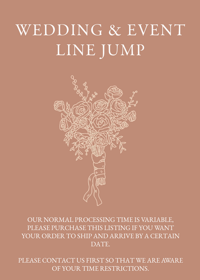 Bridal Bouquet Line Jump