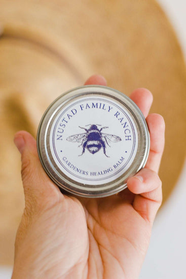 Lavender Gardener's Hand & Body Balm, Salve, Cream, Moisturizer, Shea Butter, Body Butter, Hand Cream, Goat Milk Lotion 2oz