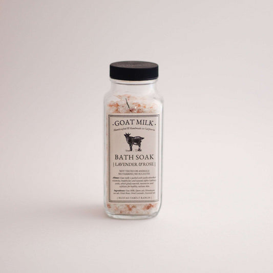 Goat Milk Bath Soak, Pink Himalayan, Goat Milk & Rose Bath Tea. Bath Salts. Milk Bath.