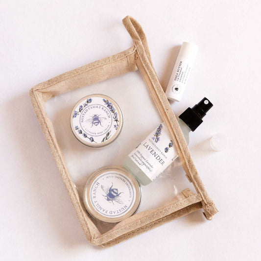 Lavender Traveler's Gift Set, Lavender Gift Set Bridesmaid Gift, Spa Basket, Party Gifts, Personalized Gift Box, Gifts For Her