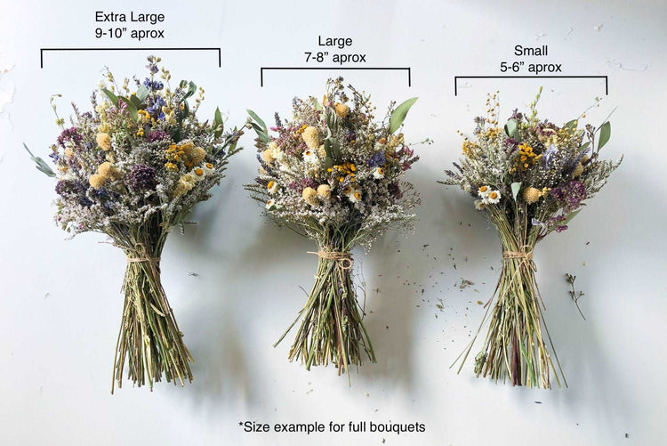 Blush Strawflower Dried Flowers Bouquet / Preserved Daisy Rose Flowers Bouquet / Wedding Bridal bouquet / Preserved larkspur herbs Natural