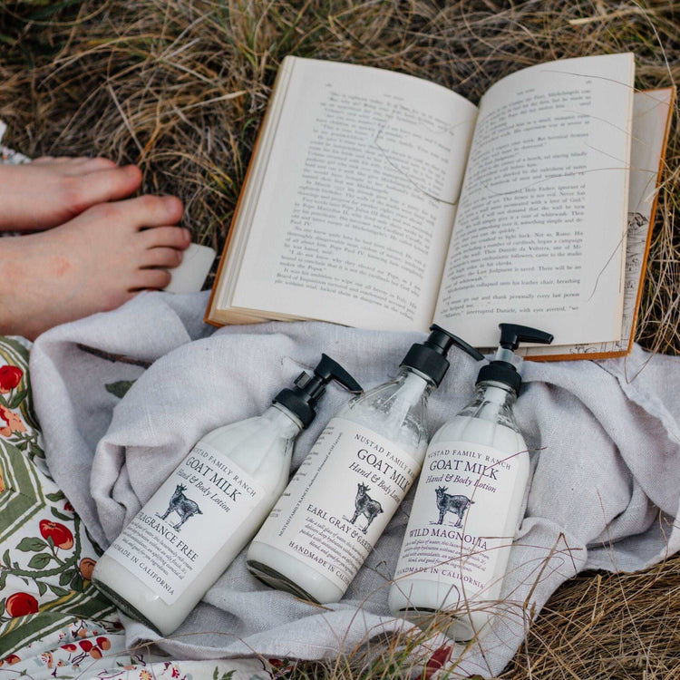 Blue Spruce Goat lotion, Goat milk lotion for body moisturizer, Hand & body Lotion with Essential Oil, Body Butter, Hand Cream