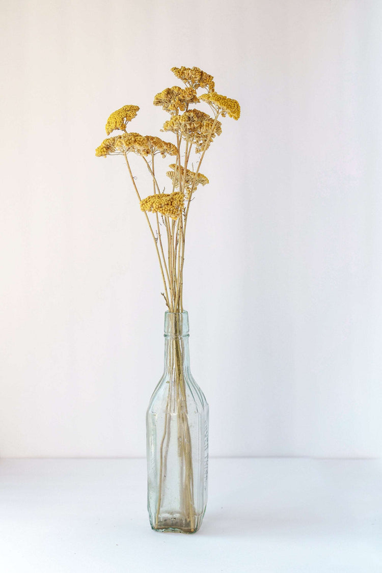 Dried Yellow Yarrow, Dried Yarrow, Dried decor, Dried Flowers, Pressed Flowers, yellow flowers, dried wedding fall flowers