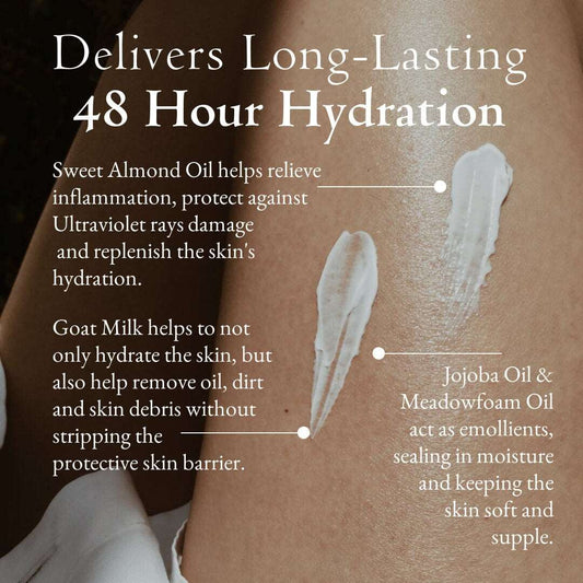 Goat Milk Body lotion, lotion for body moisturizer, Hand & body Lotion with Lavender Essential Oil, Body Butter, Hand Cream