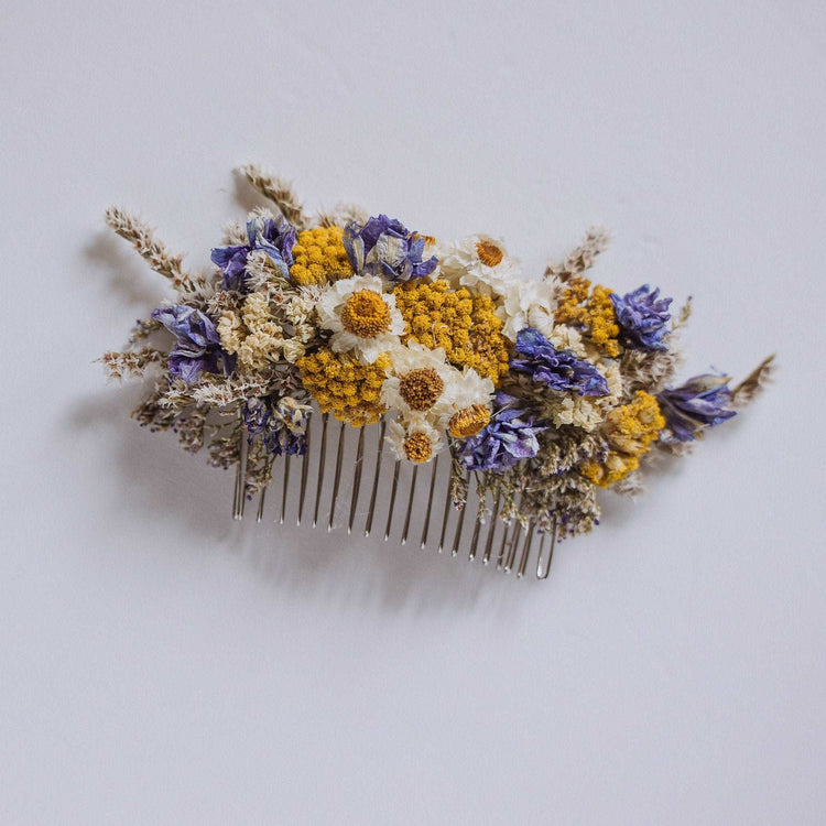 Eucalyptus, Yarrow and Lavender Dried Bridal bouquet / Dry Flower Wedding, Rustic Boho Brides, Bridesmaid bouquet, Dried bouquet