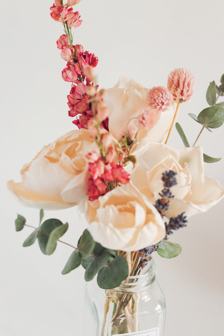 Farmhouse Floral Reed Diffuser | Pink Larkspur