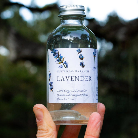 Lavender Spray Hydrosol Beauty Elixer Raw Organic All Natural Anti Acne Lavender Oil Gift Gift Set Organic Skincare