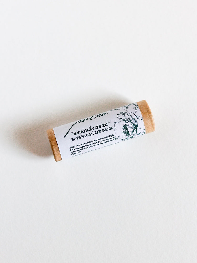 Botanical Lip Balm, naturally tinted, with Whipped Shea Butter and Skin loving Sweet Almond Oil