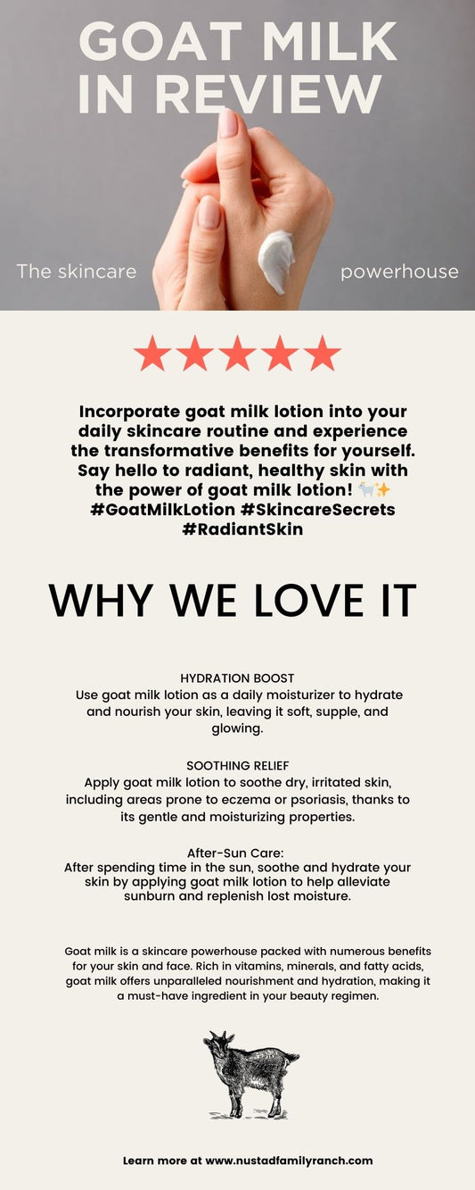 Unlock the Beauty Secrets: How to Use Goat Milk Lotion for Radiant Skin