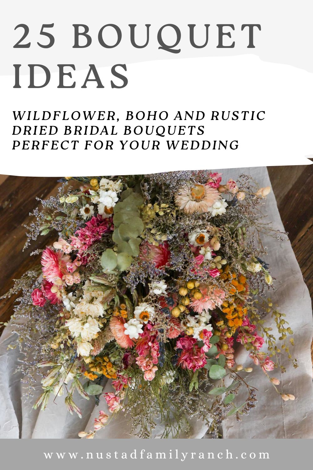 25 Dried Flower Bouquet Wedding Ideas for 2026 - 2027