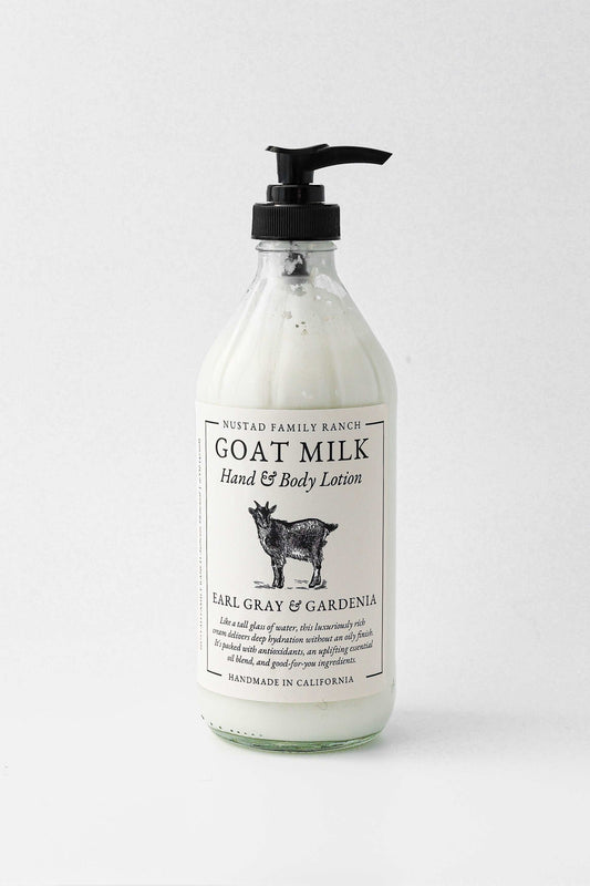 Earl Gray & Gardenia | Goat Milk Hand & Body Lotion