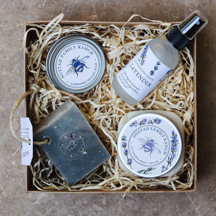 Lavender Gift Box, Lavender Gift Set Bridesmaid Gift, Spa Basket, Party Gifts, Personalized Gift Box, Gifts For Her