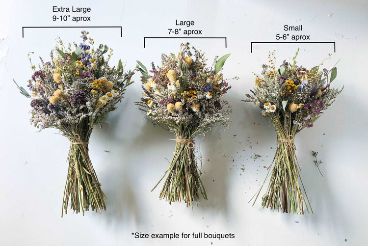 Eucalyptus, Tansy and Lavender Dried Bridal bouquet / Dry Flower Wedding, Rustic Boho Brides, Bridesmaid bouquet, Dried bouquet