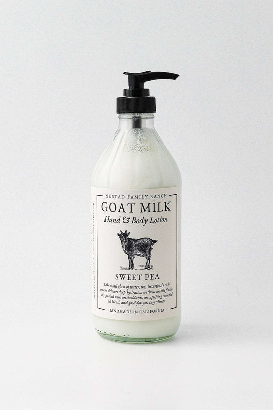 Sweet Pea Goat lotion, Goat milk lotion for body moisturizer, Hand & body Lotion with Essential Oil, Body Butter, Hand Cream