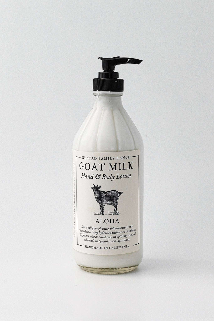 Goat lotion, Aloha Goat milk lotion for body moisturizer, Hand & body Lotion with Essential Oil, Body Butter, Hand Cream