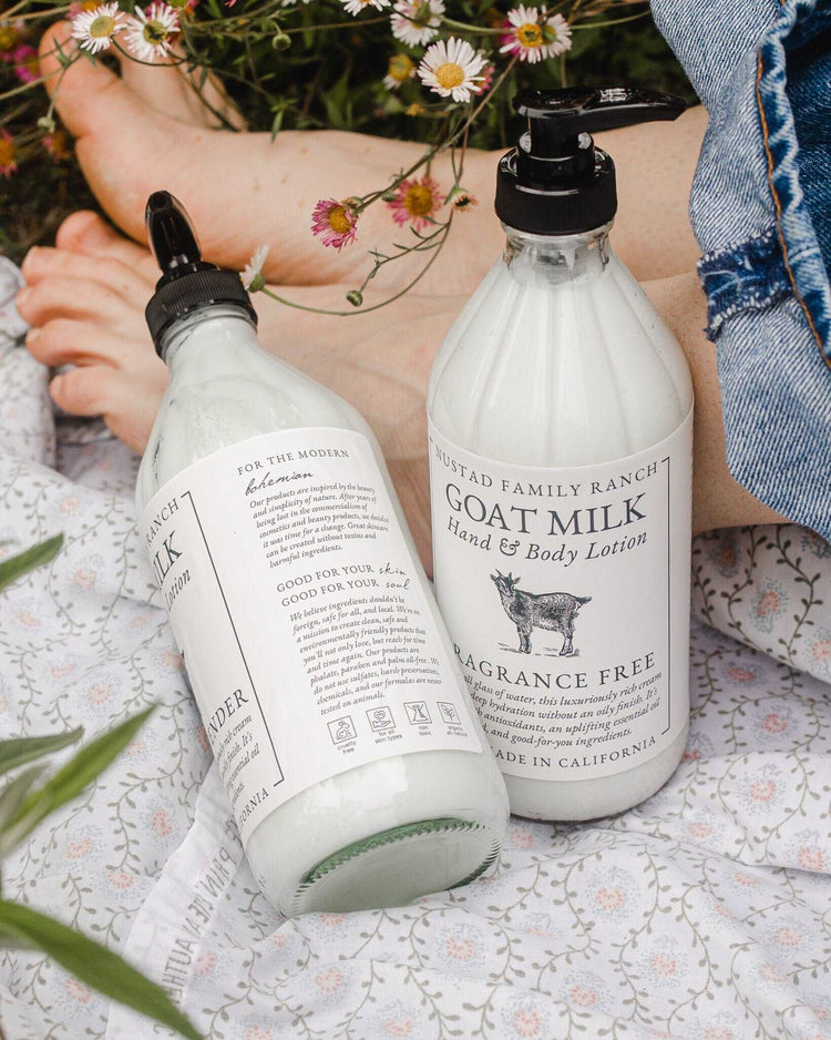 Goat Milk Body lotion, lotion for body moisturizer, Hand & body Lotion with Lavender Essential Oil, Body Butter, Hand Cream