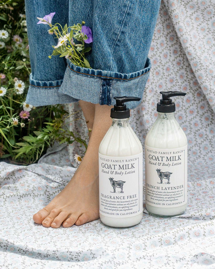 Goat Milk Body lotion, lotion for body moisturizer, Hand & body Lotion with Lavender Essential Oil, Body Butter, Hand Cream