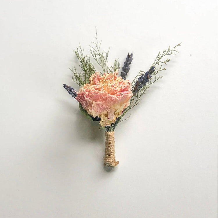 Pink Summer dried Bouquet Rannuculus, Tansy and Caspia Dried Bridal bouquet / Dry Flower Wedding, Rustic Boho Brides, Bridesmaid bouquet